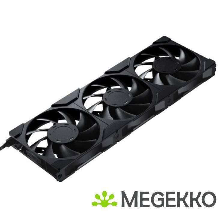PHANTEKS M25 Gen2 PWM 3-Pack 120mm Black, Computers en Software, Computerkoelers, Nieuw, Verzenden