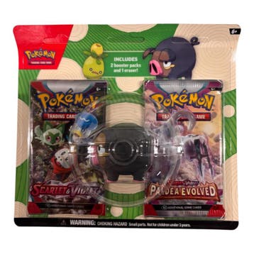 Pokémon TCG: Back to School Eraser Blister (2023) (NIEUW), Hobby en Vrije tijd, Verzenden, Nieuw