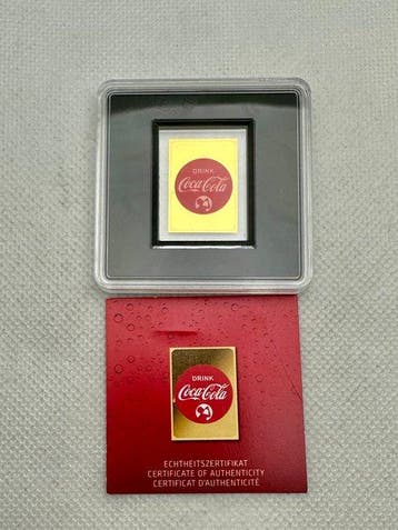 Tsjaad. 3000 Francs Cocacola, oro 1/500 Oz (.999) (Zonder
