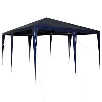 SUPERDEAL: Partytent 400x400cm in het blauw - Nu met 40%..., Partytent, Zo goed als nieuw, 4 tot 6 meter, Opvouwbaar