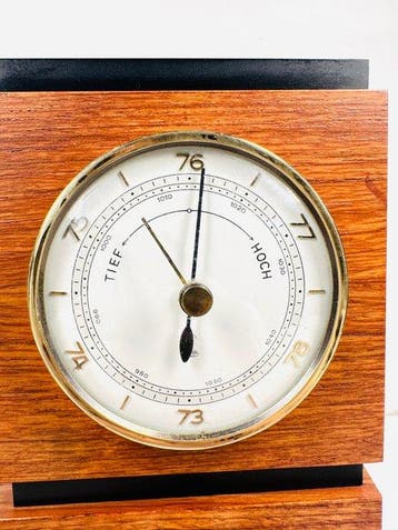 Lufft Aneroid barometer - Hout, Metaal, Glas, Messing