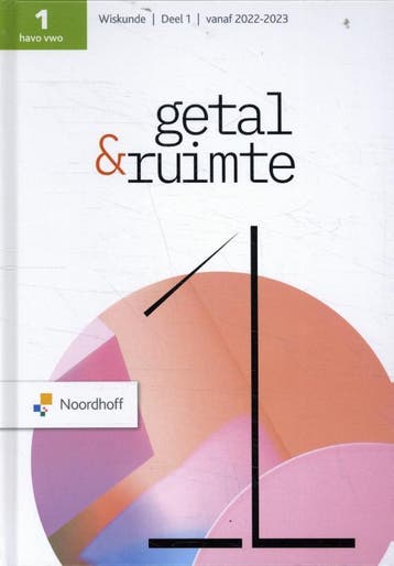 1 havo/vwo deel 1 / Getal & Ruimte / leerboek 9789001302467, Boeken, Verzenden, Zo goed als nieuw
