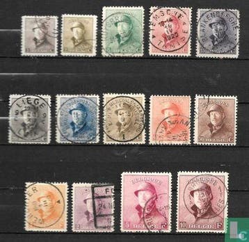 België - Koning Albert I (met helm) - 1919, Timbres & Monnaies, Verzenden