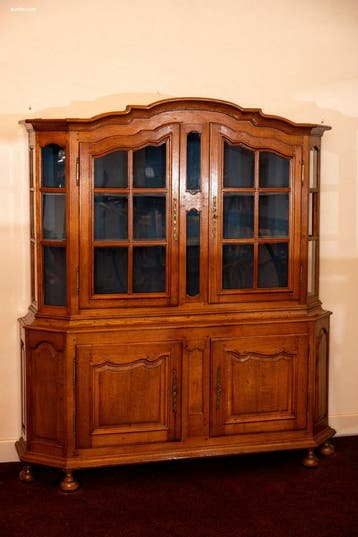 Franse eiken vitrinekast / buffetkast (buffet..., Maison & Meubles
