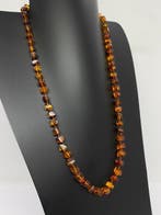Geometrische Baltische Barnsteen Ketting – Unieke