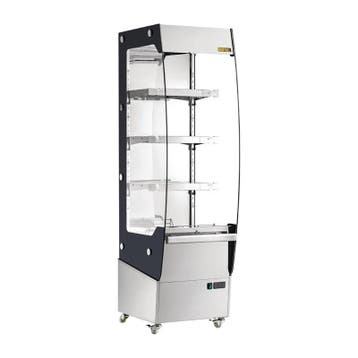 Warmhoudvitrine | 220L | 1,65kW | 4 schappen |, Verzenden