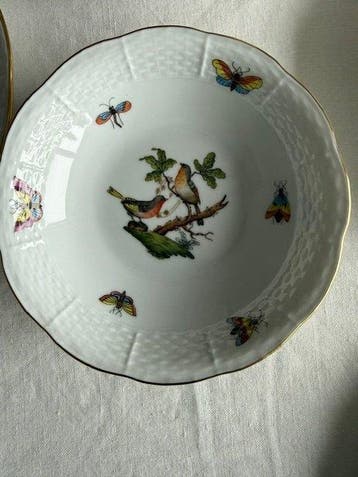 Herend - Tafelservies (16) - Rotschilds bird - Porselein -