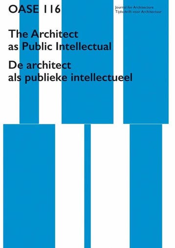 OASE Journal for Architecture #116 / Oase / 116, Boeken, Verzenden, Zo goed als nieuw, Tom Avermaete