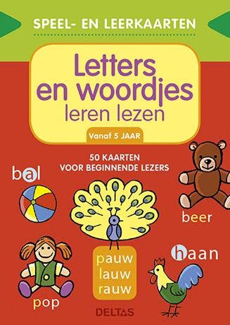 Speel- en leerkaarten - Letters en woordjes leren lezen (+5, Livres, Verzenden, ZNU
