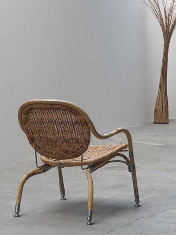 IKEA - Mats Theselius - Fauteuil - Näton - Rattan, Bamboe,