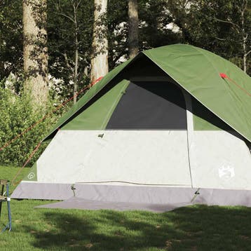 vidaXL Koepeltent 6-persoons waterdicht groen, Verzenden