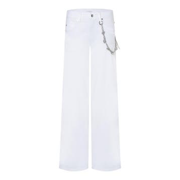 Cambio • witte Baggy pantalon • 36, Cambio, Verzenden, Wit, Nieuw