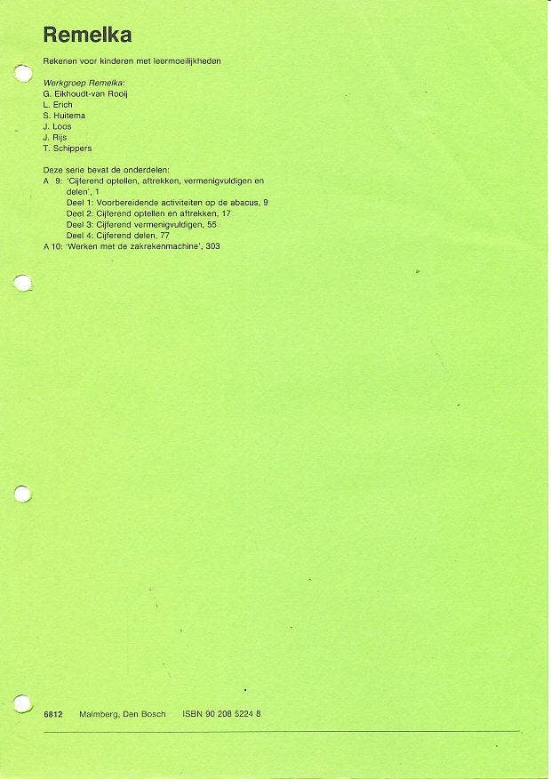 Remelka A9 en A10 in Euros, Boeken, Schoolboeken, Verzenden