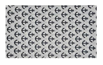 Haarband Multifunctioneel 45x25cm - Maritiem Patroon - Wit