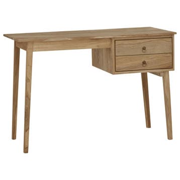 Bureau 2 lades 110cm | Retour Deal | Sla nu toe!, Huis en Inrichting, Bureaus, Verzenden, Zo goed als nieuw