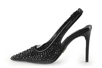 Steve Madden Slingbacks in maat 38½ Zwart, Verzenden, Zwart, Steve Madden, Zo goed als nieuw