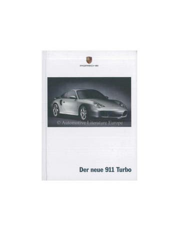 2000 PORSCHE 911 TURBO HARDCOVER BROCHURE DUITS, Ophalen of Verzenden, Nieuw