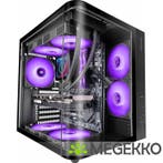 Mars Gaming MC-CURV Midi Tower Zwart, Verzenden