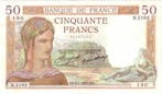 France Fay 17/12 50 Francs Ceres 04/07/1935 Superbe Pick 81, Verzenden, België