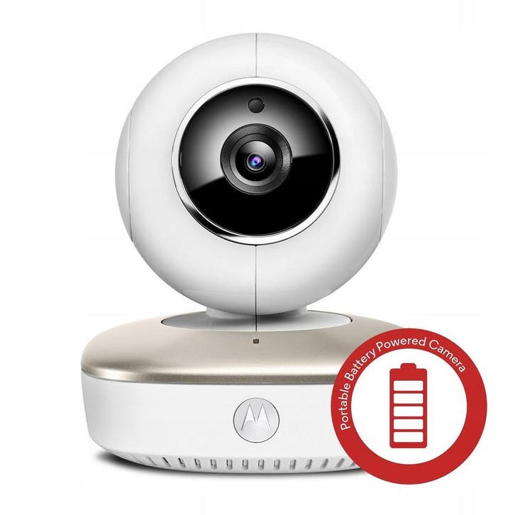 Babyfoon met camera - Baby monitor - Baby camera - Wit - Mot, Kinderen en Baby's, Babyfoons, Nieuw, Verzenden