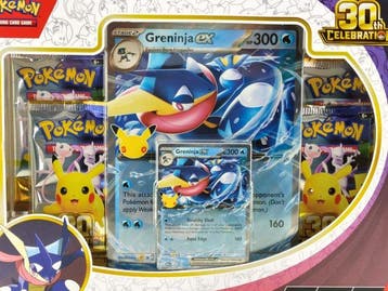 Pokémon Box - 30th Celebration Greninja ex Box, Hobby en Vrije tijd, Nieuw