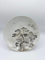 Chinese Qing Dynasty Ink Landscape Porcelain Plate – De
