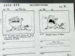 Walt Disney - Productie-storyboardpagina, ondertekend door, Verzamelen, Nieuw