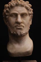 sculptuur, Testa di Caracalla in marmo - 57 cm - Marmer