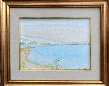 Fioravante Seibezzi (1906-1974) - Paesaggio con lago