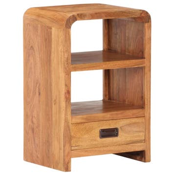 vidaXL Nachtkastje 40x30x60 cm acaciahout met, Huis en Inrichting, Slaapkamer | Nachtkastjes, Verzenden, Nieuw