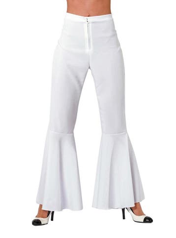 Hippie Broek Wit Dames, Kleding | Dames, Carnavalskleding en Feestkleding, Verzenden, Nieuw
