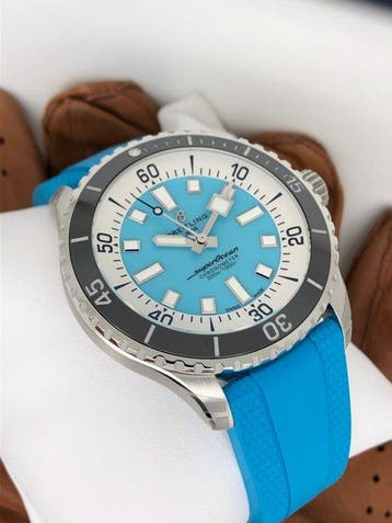 Breitling - Superocean Automatic 44 Tiffany Dial -, Handtassen en Accessoires, Horloges | Heren, Nieuw