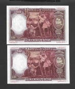 Espagne. - 2 x 500 Pesetas - 1931 - Consecutive - Pick 84