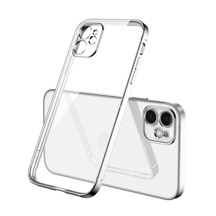 iPhone 8 Plus Hoesje Luxe Frame Bumper - Case Cover Silicone, Télécoms, Téléphonie mobile | Housses, Coques & Façades | Apple iPhone