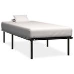 vidaXL Bedframe metaal zwart 90x200 cm, Verzenden