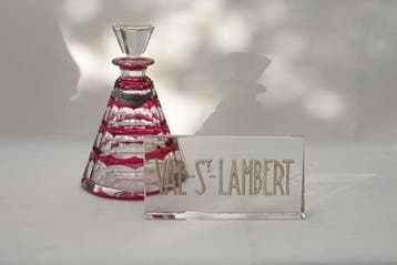 Christallerie du Val Saint Lambert - decanter en, Antiek en Kunst