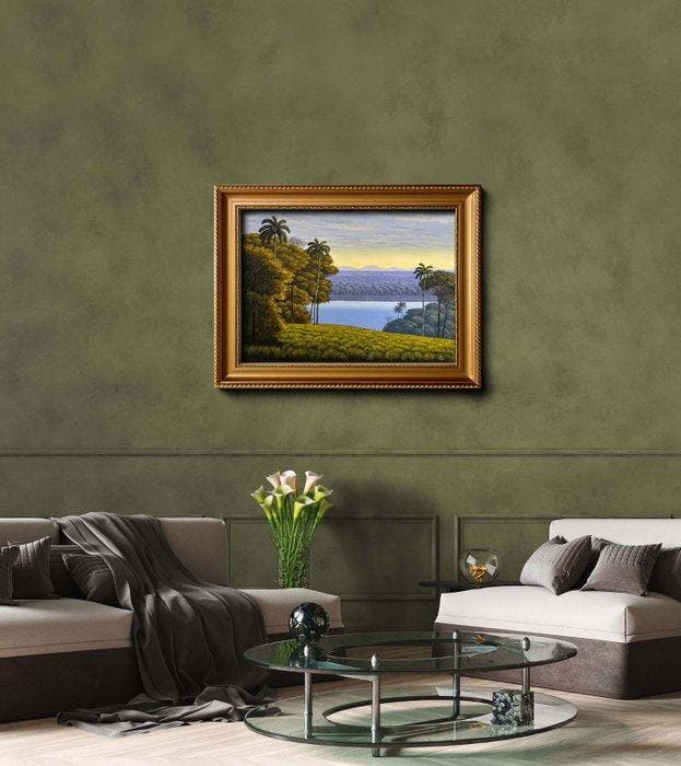 Reinier (XX) - Valle Tropical: El Centinela de las Palmas, Antiek en Kunst, Kunst | Schilderijen | Klassiek