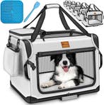 Reisbench hond - Draagtas hond - Transportbox - 83x58x58 cm, Verzenden, Nieuw