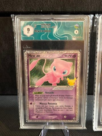 Pokémon - 2 Graded card - Mew Promo card, Foil - Graad 9 -