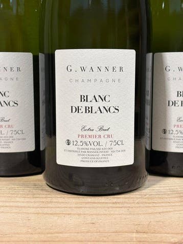 Champagne G. Wanner, Blanc de Blancs - Champagne 1er Cru - 3, Nieuw