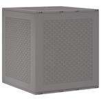 vidaXL Opbergbox met opslag Lichtgrijs 55 x 53 x 57 cm, Tuin en Terras, Bergingen en Tuinkasten, Verzenden, Nieuw