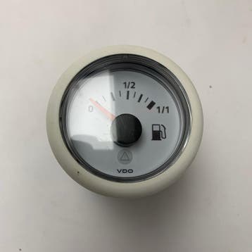 Bieden: VDO A2C53412992 12/24V fuel level indicator white, Ophalen of Verzenden