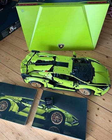 Lego - Technic 42115 Lamborghini Sian + Licht Kit neu -, Nieuw