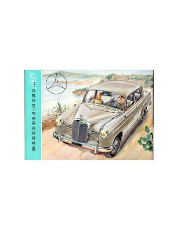 1953 MERCEDES BENZ 180 BROCHURE DUITS, Boeken, Ophalen of Verzenden, Nieuw