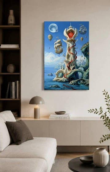 Paramonov Oleksiy (1972) - Tower of the Wandering Moon(100%
