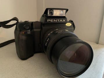 Pentax SF7 + 28-80mm zoomlens | Analoge camera, Nieuw