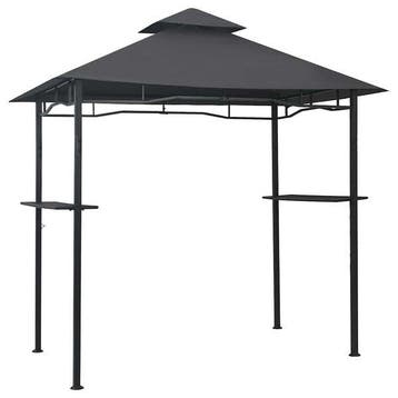 Pavillon barbecue anthracite - Seconde chance - Etat cont..., Jardin & Terrasse, Verzenden