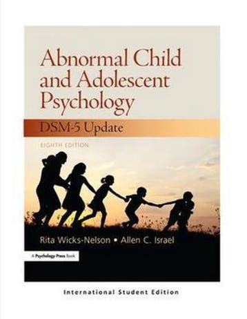 Abnormal Child and Adolescent Psychology 9781138091016, Verzenden, Zo goed als nieuw, Allen C. Israel