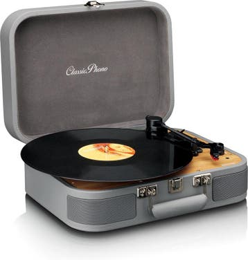 Classic Phono Retro Platenspeler - Vinyl Koffer met Bluetoot, Verzenden, Nieuw