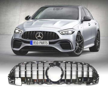 CALANDRE MERCEDES W206 21- LOOK AMG GT NOIR BRILLANT, Verzenden